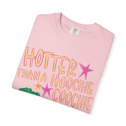 "Hotter Than a Hoochie Coochie" Alligator Pool Party Tee