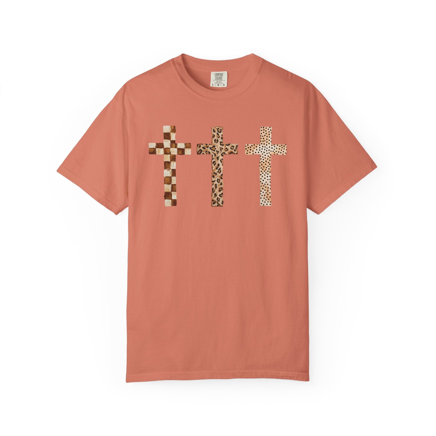Animal Print Cross Tee