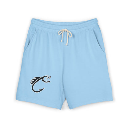 Lightweight Fleece Sweat Shorts with Fishing Hook Logo