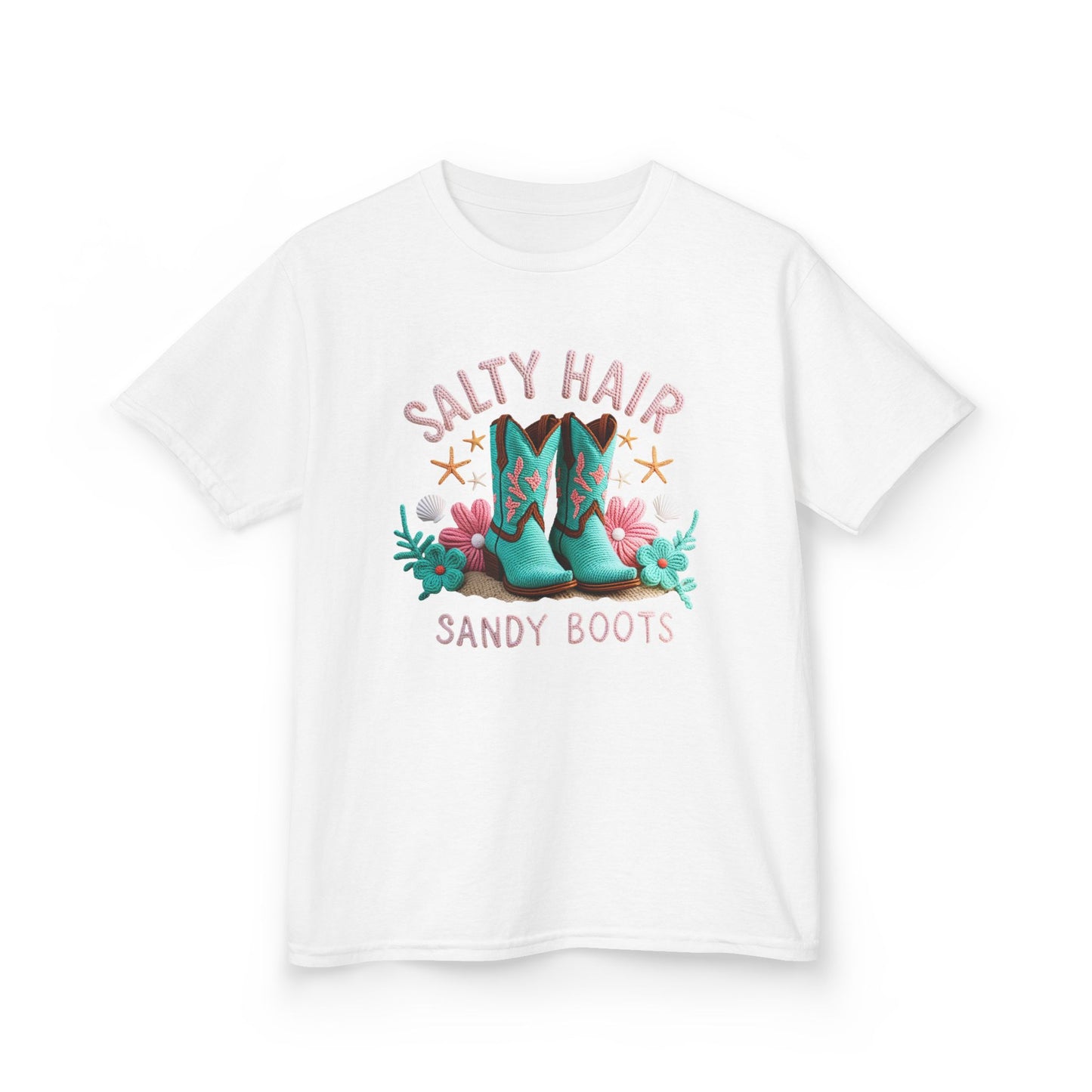 Salty Hair, Sandy Boots" Tee
