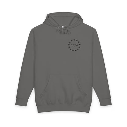 Hoodie — 1776 Betsy Ross Flag Distressed American Patriot Pullover