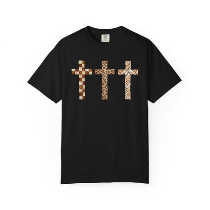 Animal Print Cross Tee