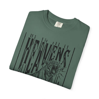 Heaven's Are Roaring Tiger Tee- Pink Writing