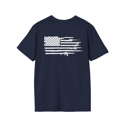 American Flag Rifle T-Shirt