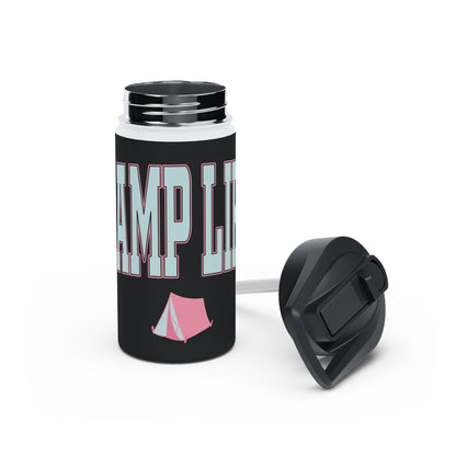 Camp Life Stainless Steel Water Bottle - BLACK
