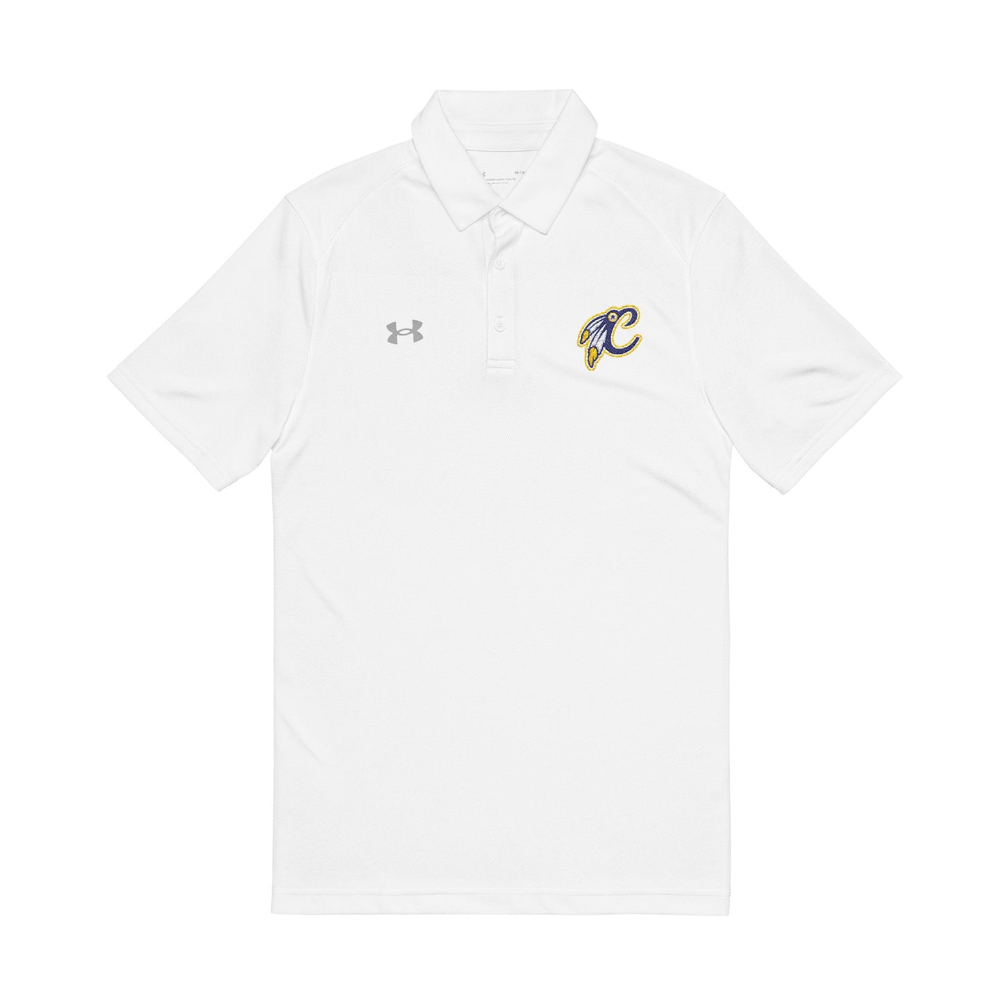 Embroidered Men’s Polo Shirt – Performance Golf/Work Polo with Lightning Crest