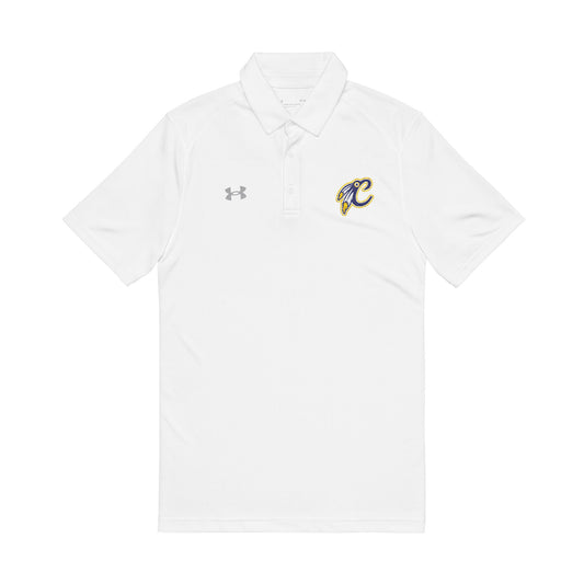 Embroidered Men’s Polo Shirt – Performance Golf/Work Polo with Lightning Crest