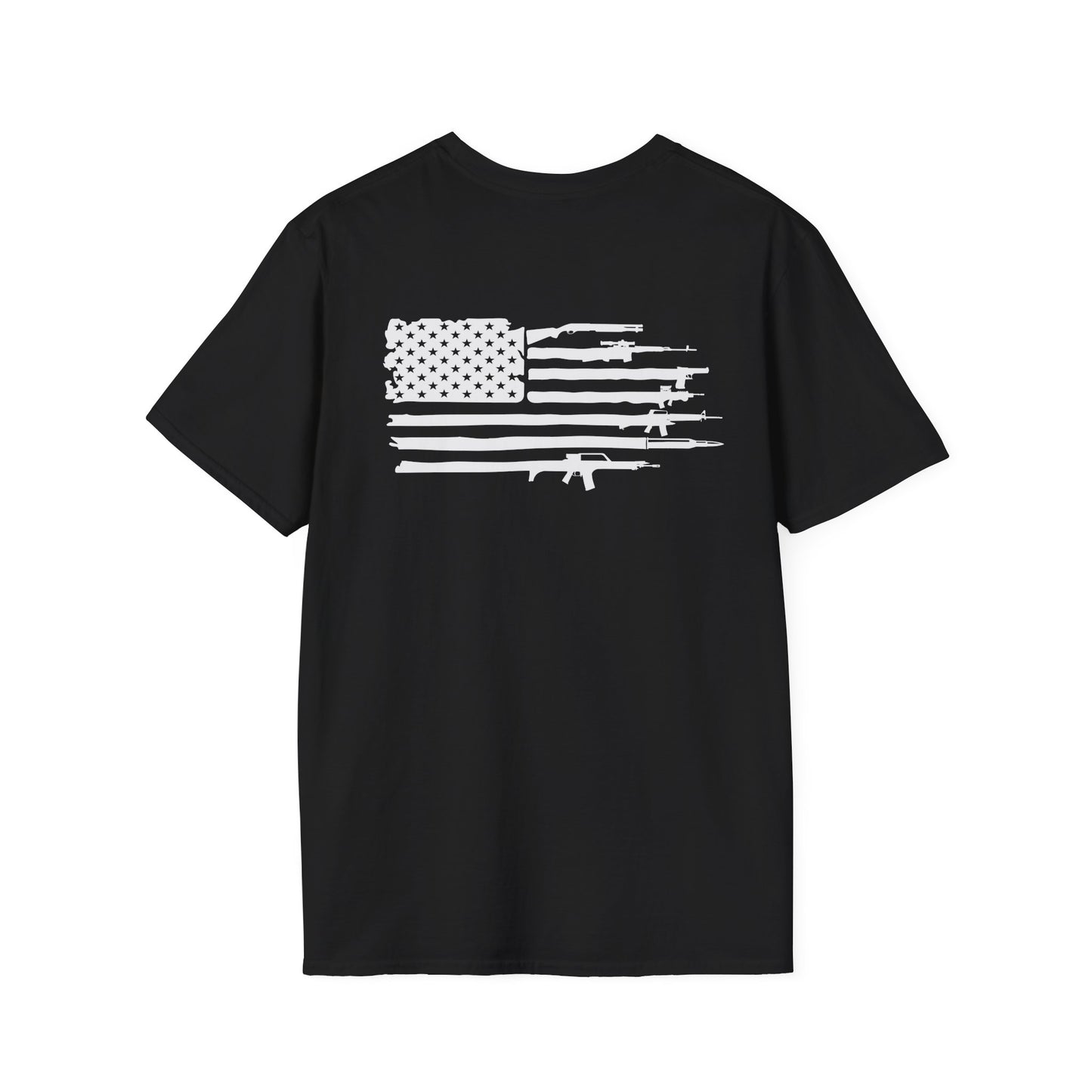 American Flag Rifle T-Shirt