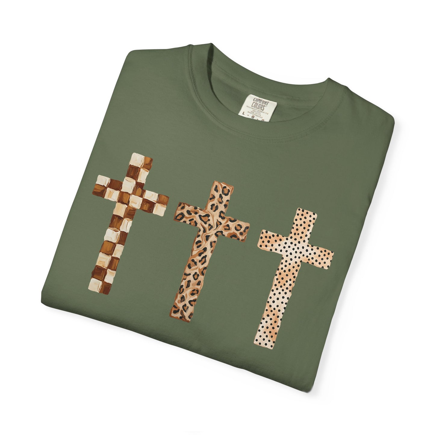 Animal Print Cross Tee