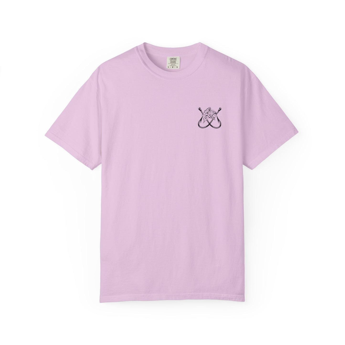 Fishing Hook Flag T-Shirt — "Bite Me" Back Graphic