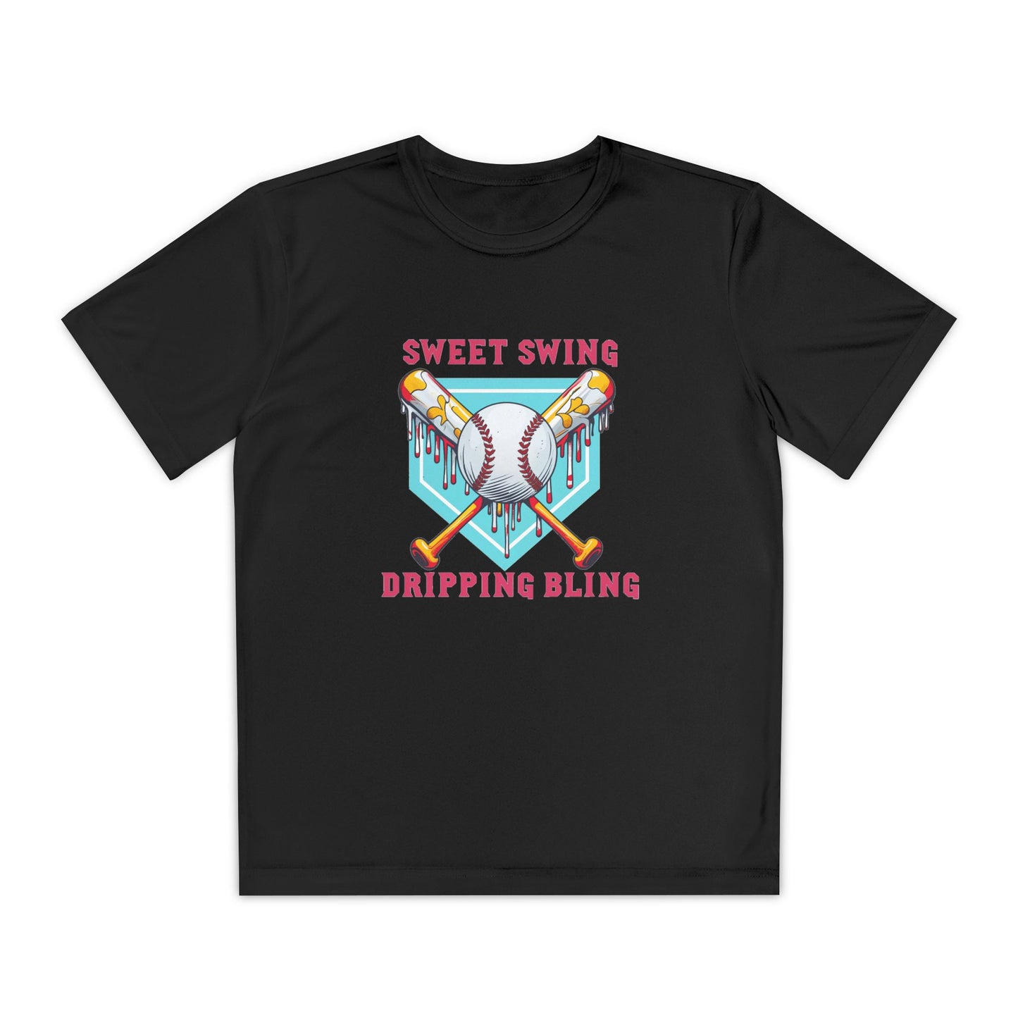 Sweet Swing Dripping Bling Boys Tee