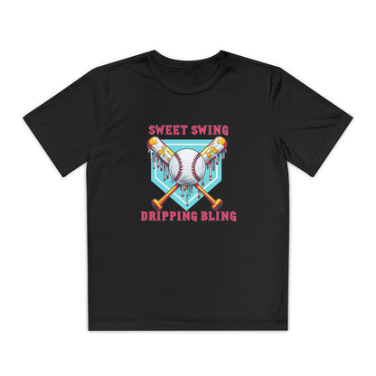 Sweet Swing Dripping Bling Boys Tee