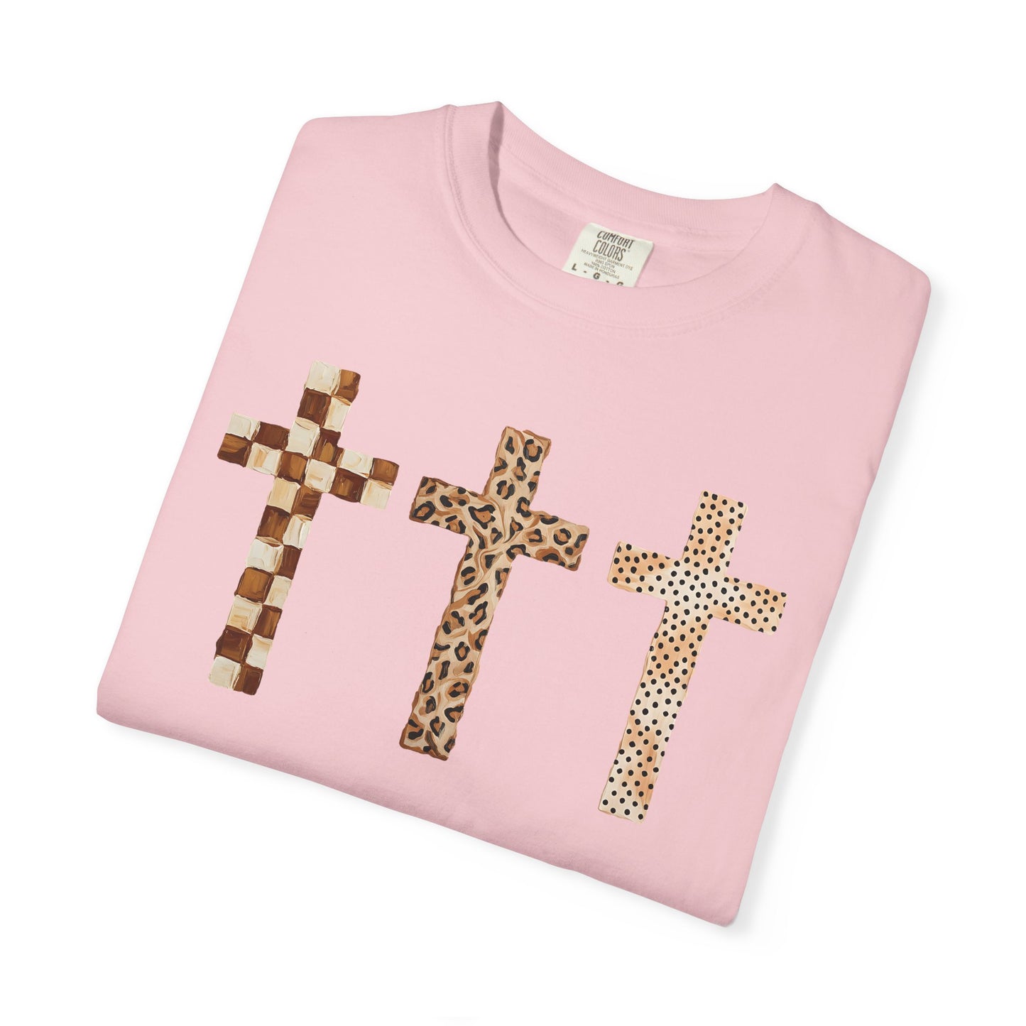 Animal Print Cross Tee