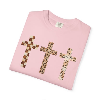 Animal Print Cross Tee