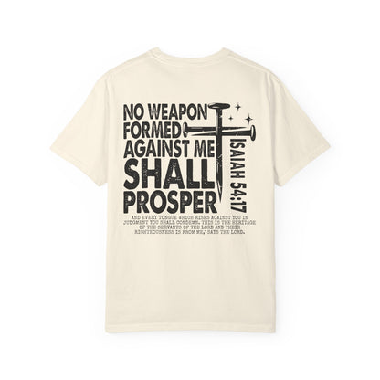 Isaiah 54:17 Faith Tee Front& Back