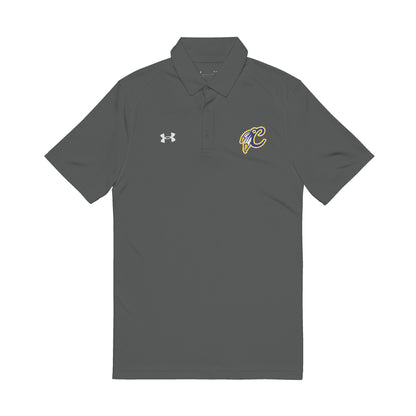 Embroidered Men’s Polo Shirt – Performance Golf/Work Polo with Lightning Crest