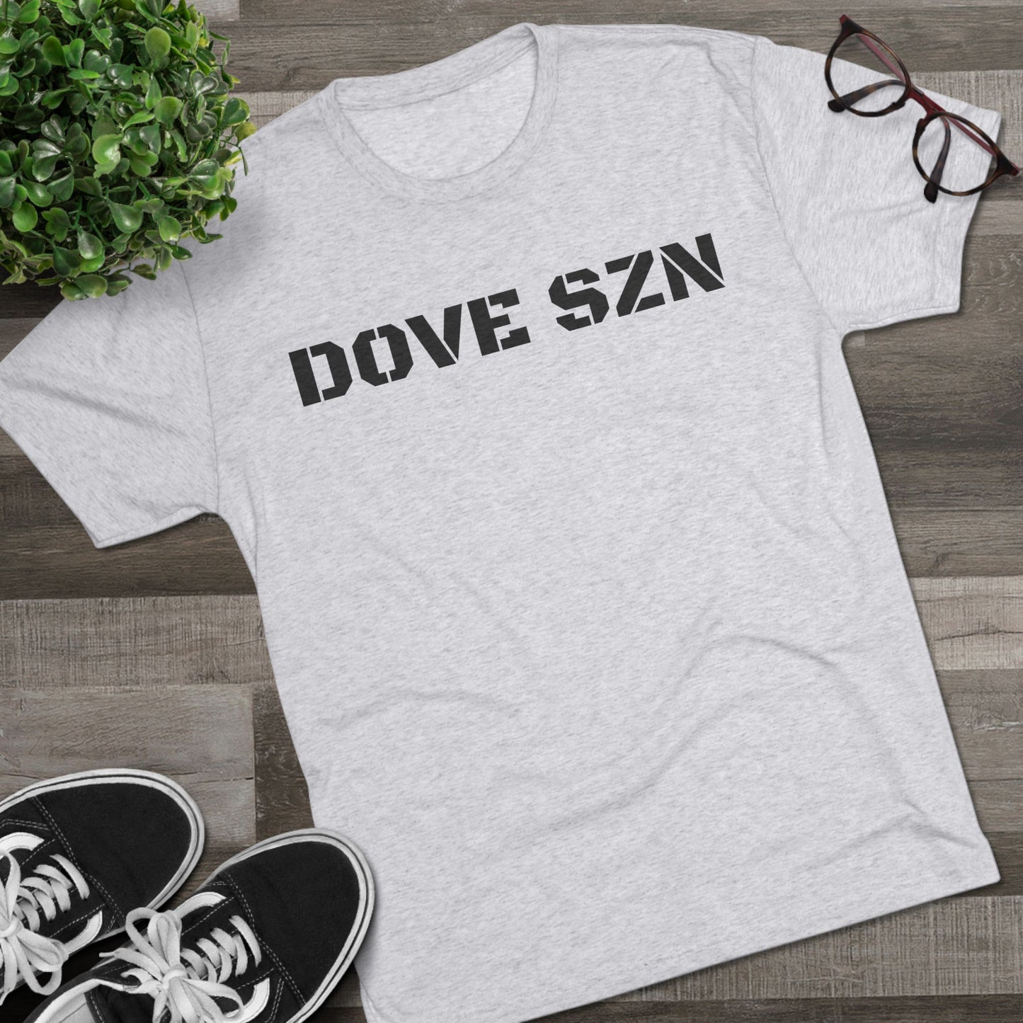 DOVE SZN Military Stencil T-Shirt — Minimalist Graphic Tee for Dove Lovers