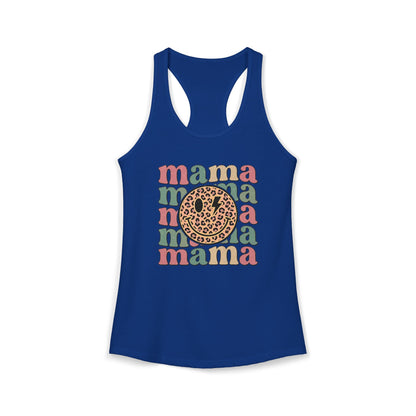 Mama Smiley Racerback Tank