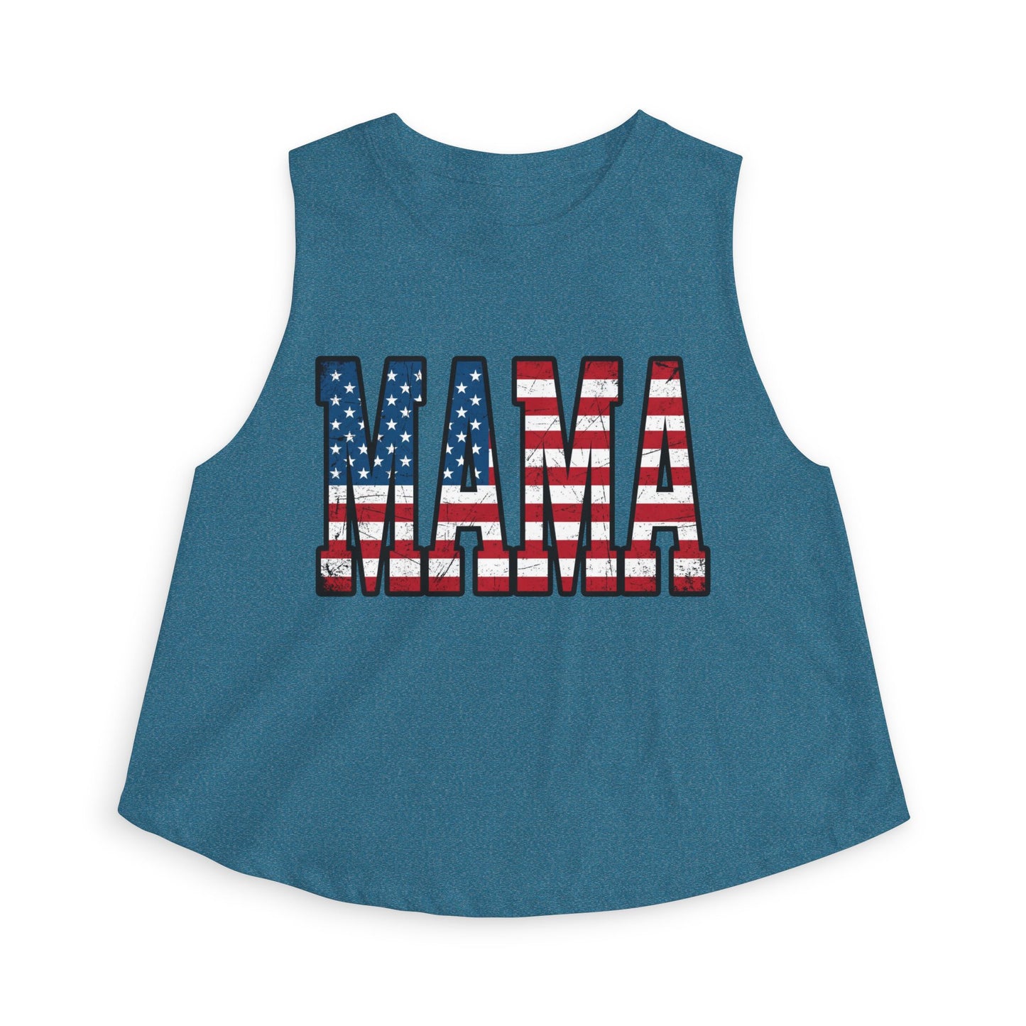 Patriotic MAMA Crop Top