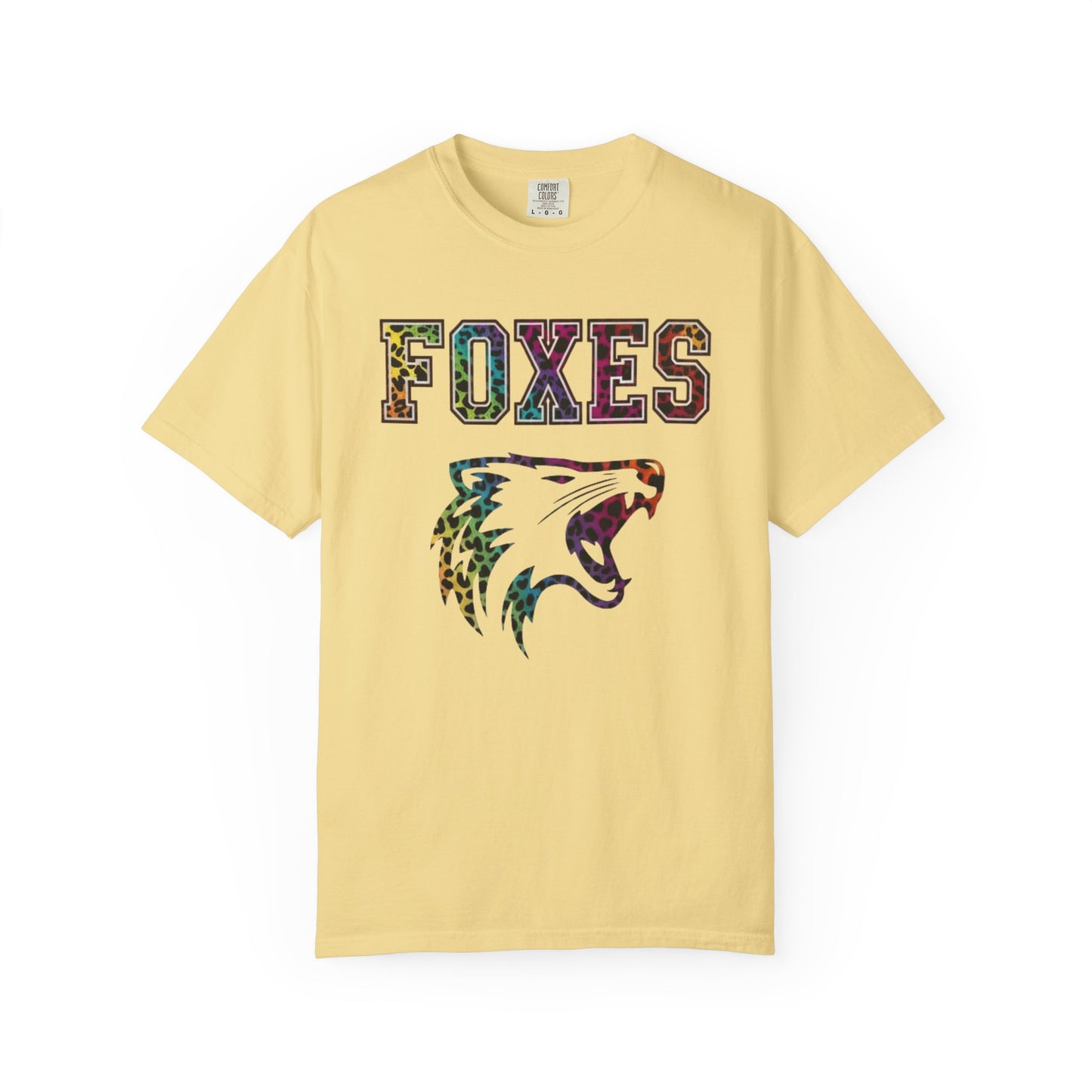 Foxes Leopard Mascot Tee