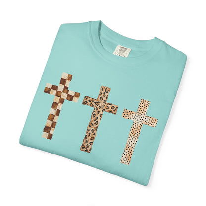 Animal Print Cross Tee