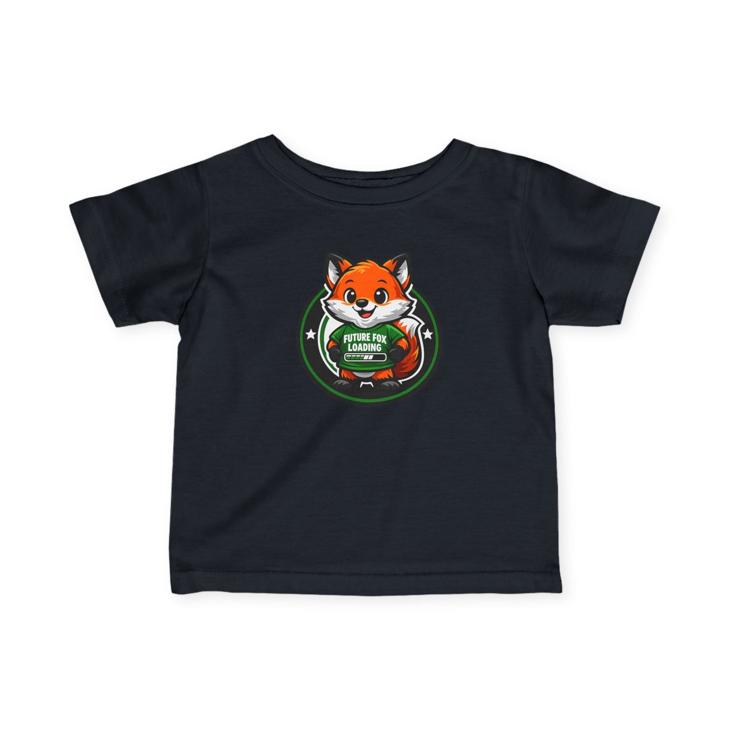 Infant Tee — Cute Fox 'Future Firefighter' Baby Shirt