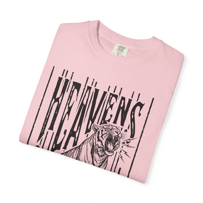 Heaven's Are Roaring Tiger Tee- Pink Writing