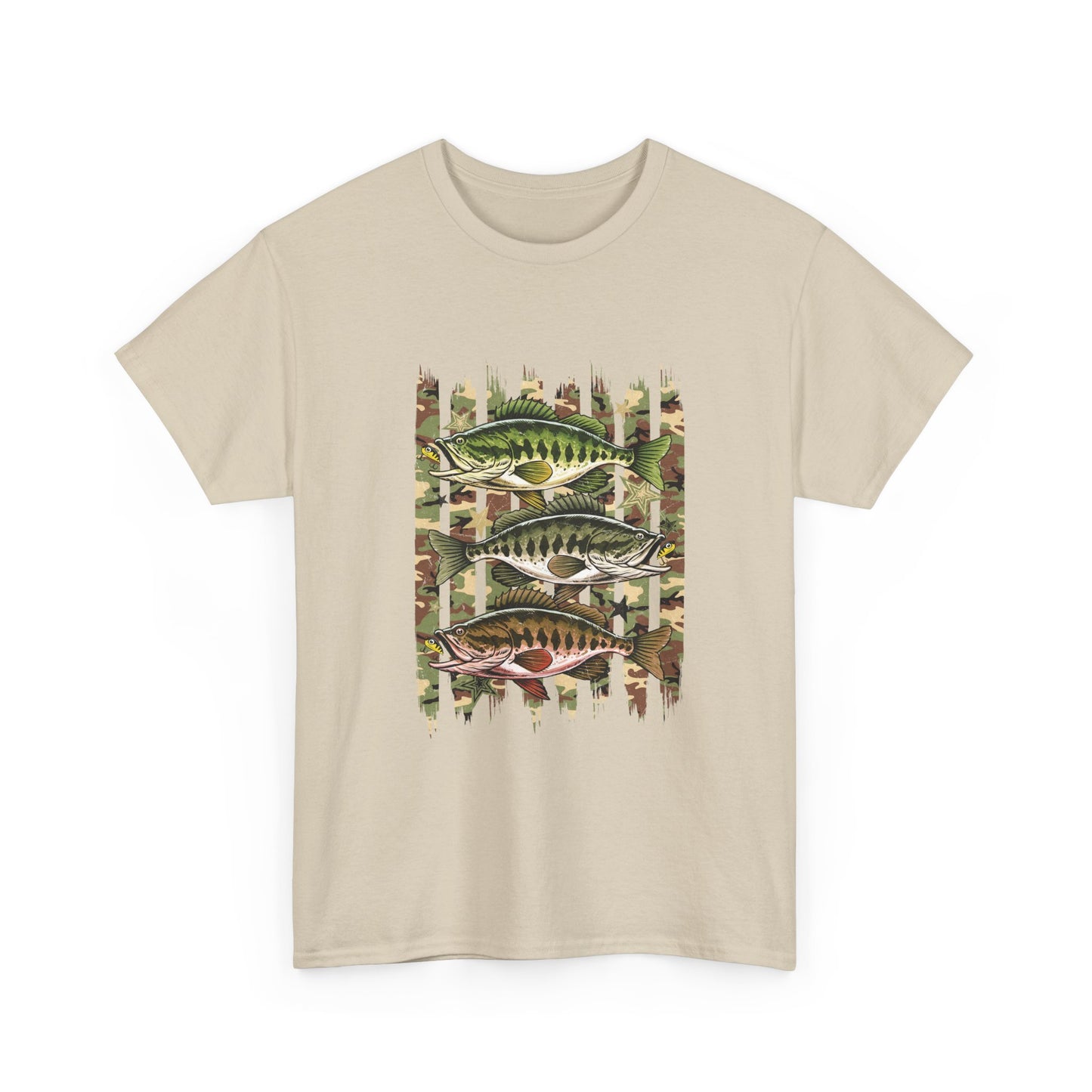 Fishing Bass Camouflage Tee