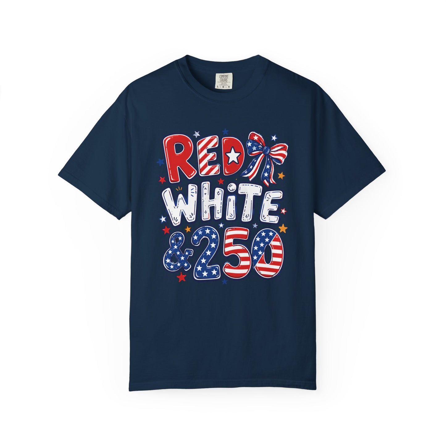 Red White & 250 Patriotic Tee