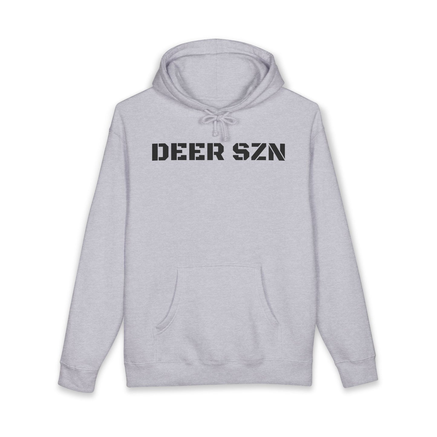 Deer SZN Hoodie - Camo Text Hunting Sweatshirt
