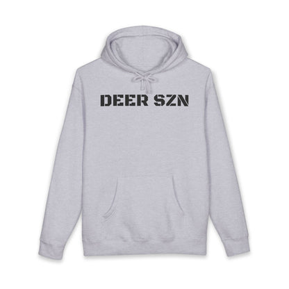 Deer SZN Hoodie - Camo Text Hunting Sweatshirt