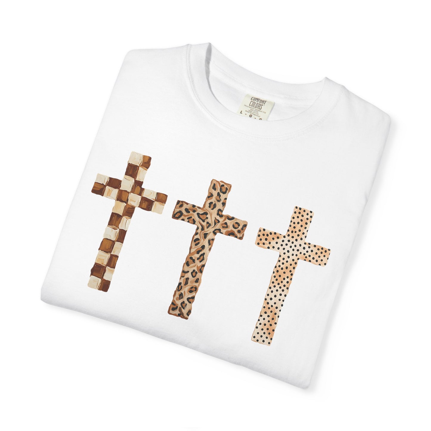 Animal Print Cross Tee