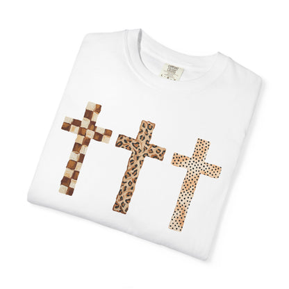 Animal Print Cross Tee