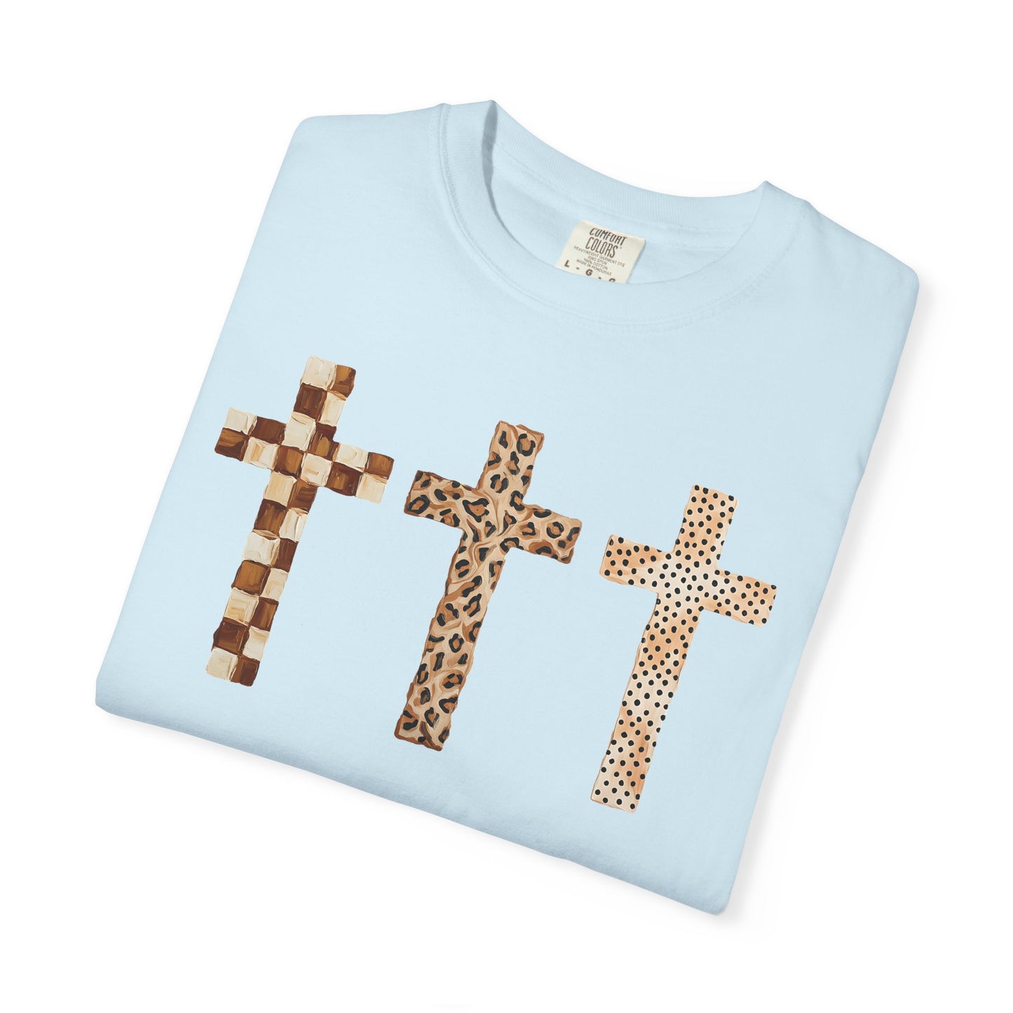 Animal Print Cross Tee