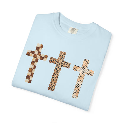 Animal Print Cross Tee