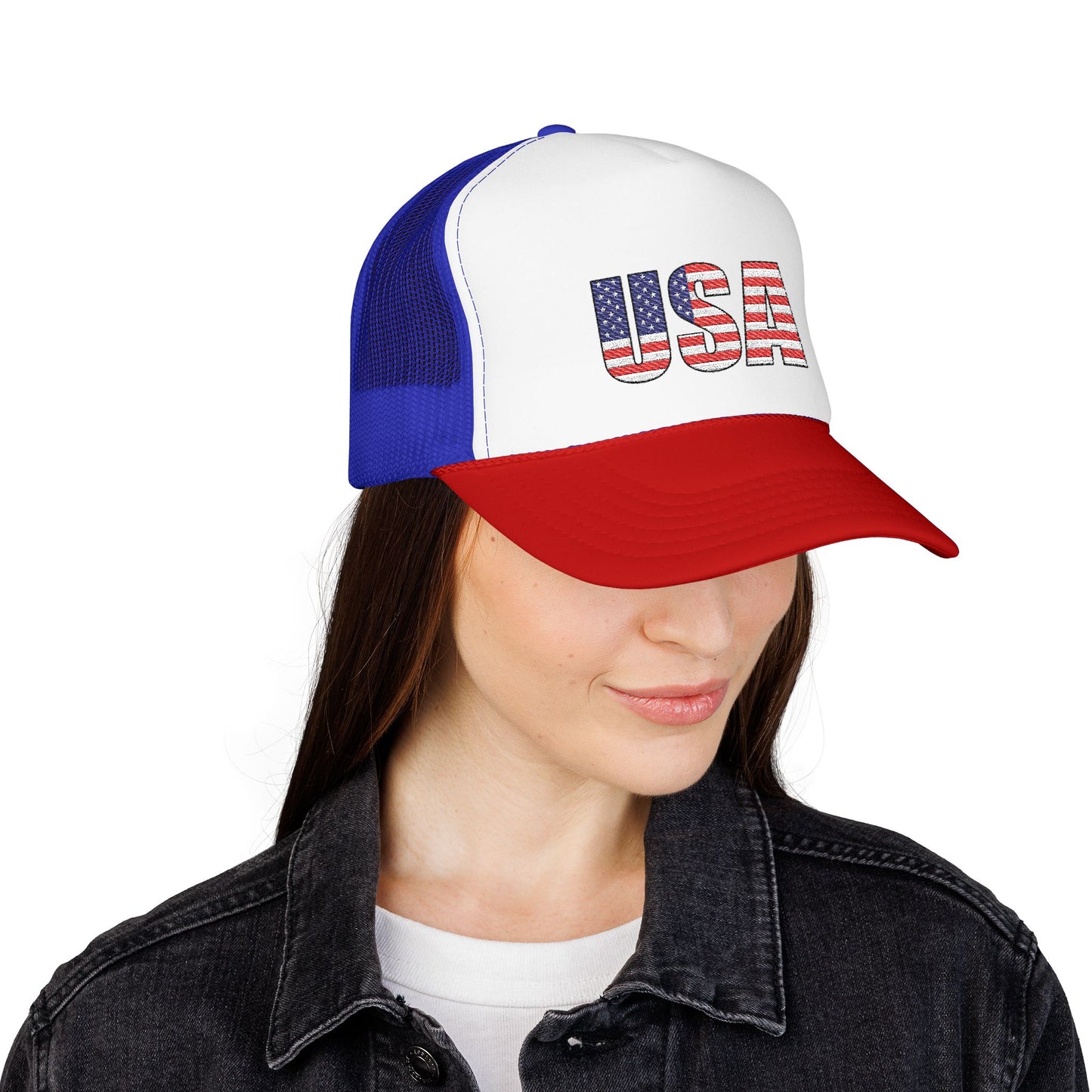 USA Flag Trucker Hat
