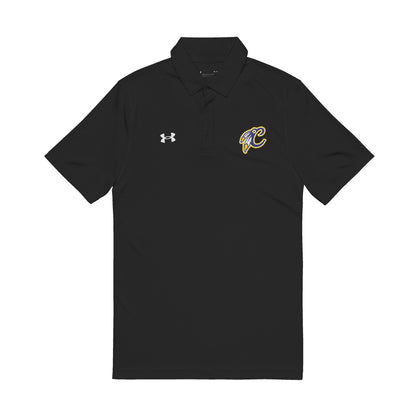 Embroidered Men’s Polo Shirt – Performance Golf/Work Polo with Lightning Crest