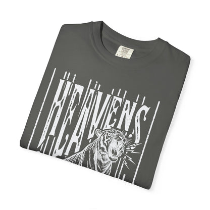 Heaven's Are Roaring Tiger Tee- Purple Writing