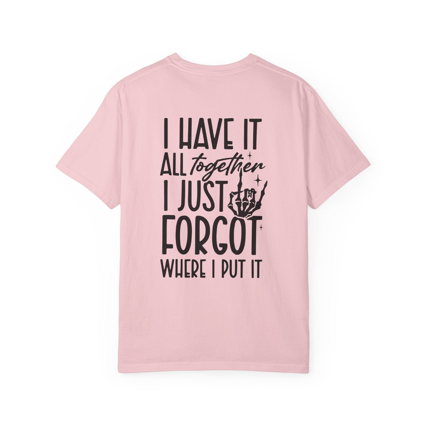 Mom Life Tee - Front& Back - Black Writing