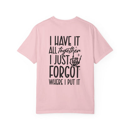 Mom Life Tee - Front& Back - Black Writing