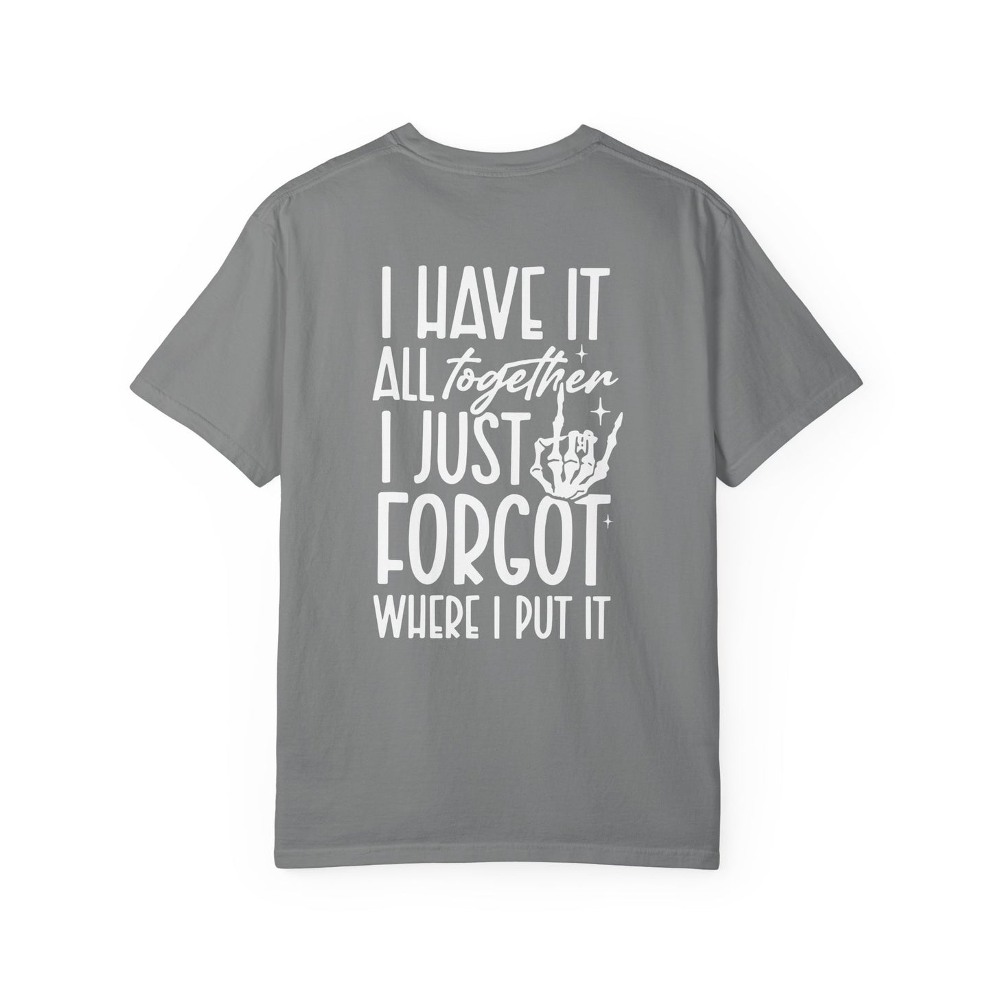 Mom Life Tee - Front& Back - White Writing