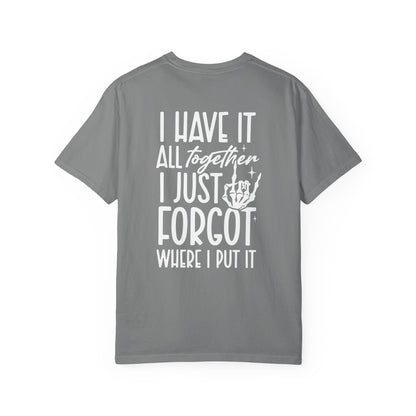 Mom Life Tee - Front& Back - White Writing