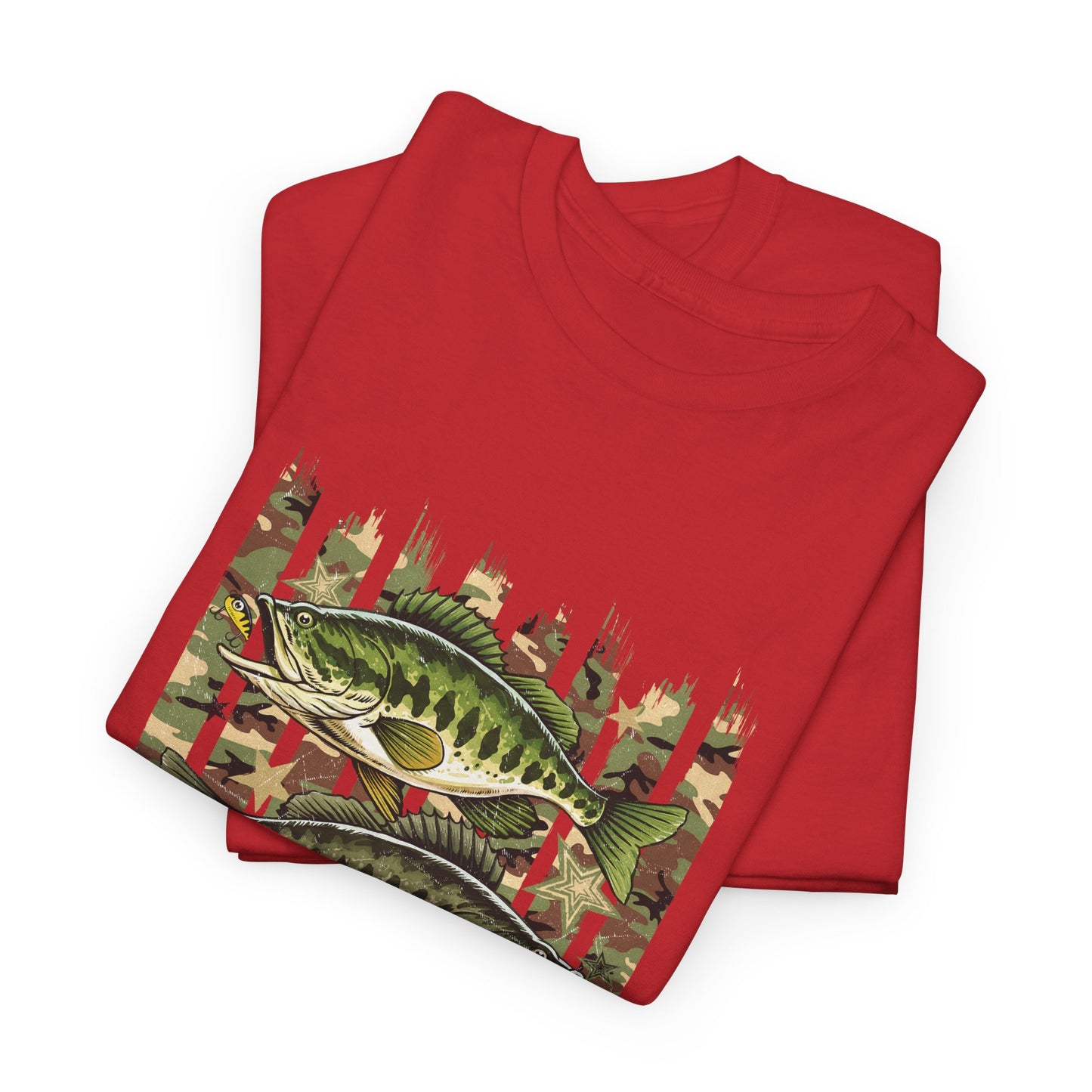 Fishing Bass Camouflage Tee