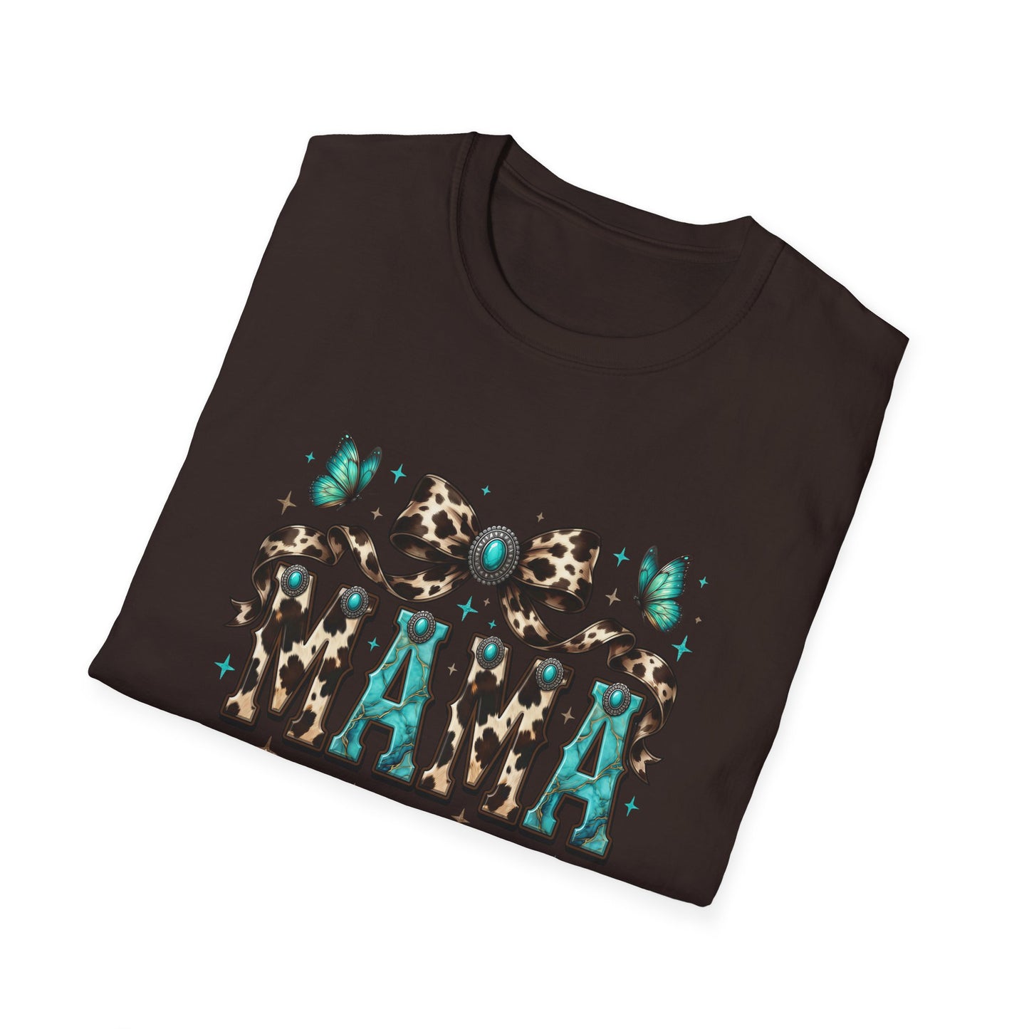 Mama Leopard Bow T‑Shirt