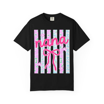 Nana Bow Stripe Tee