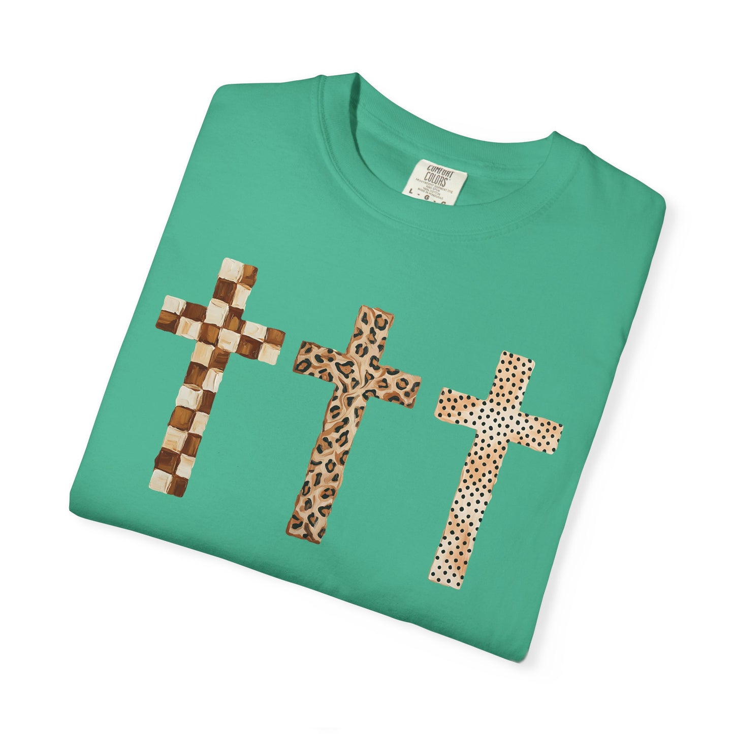 Animal Print Cross Tee