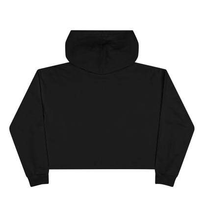 Foxes Mascot Crop Hoodie — Green Sports Team Logo