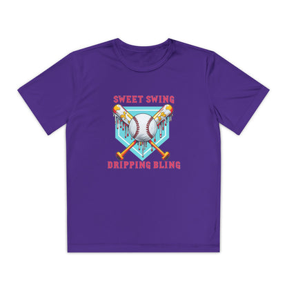 Sweet Swing Dripping Bling Boys Tee