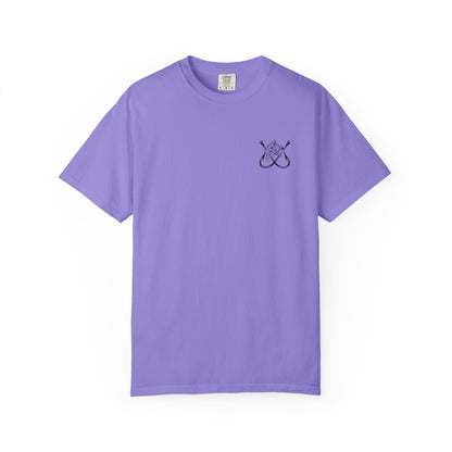 Fishing Hook Flag T-Shirt — "Bite Me" Back Graphic