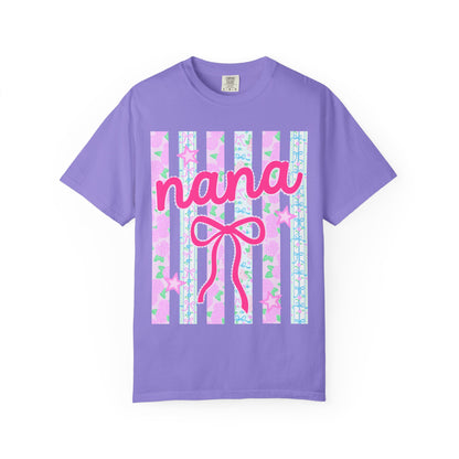 Nana Bow Stripe Tee
